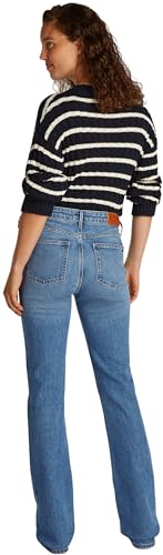 Tommy Hilfiger Damen Jeans Hose Bootcut Uma Mid Rise, Blau (Uma), 32W/25L von Tommy Hilfiger