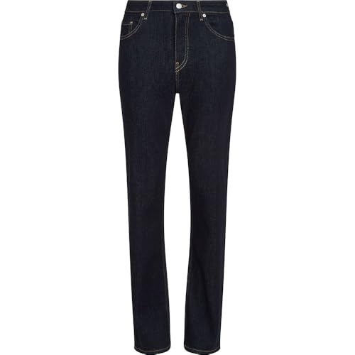Tommy Hilfiger Damen Jeans Hose Classic Straight Fit, Blau (Nos Rinse), 30W/26L von Tommy Hilfiger
