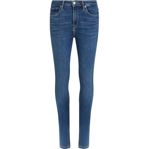 Tommy Hilfiger Damen Jeans Hose Como Skinny Fit, Blau (Nos Mid Blue), 28W/25L von Tommy Hilfiger