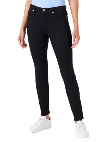 Tommy Hilfiger Damen Jeans Hose Como Skinny Fit Mid Rise, Schwarz (Black), 24W/32L von Tommy Hilfiger