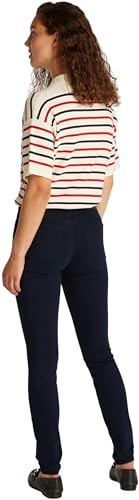 Tommy Hilfiger Damen Jeans Hose Como Skinny Mid Rise, Blau (Dark Night Navy), 30W/34L von Tommy Hilfiger