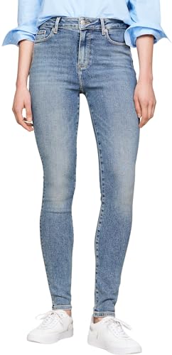 Tommy Hilfiger Damen Jeans Hose Harlem Skinny Fit, Blau (Kate), 26W/32L von Tommy Hilfiger