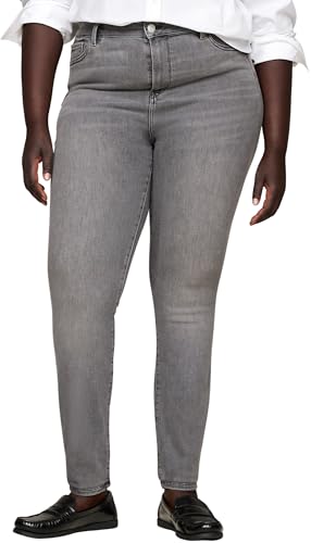 Tommy Hilfiger Damen Jeans Hose Harlem Skinny Fit High Waist, Grau (Ger), 48 von Tommy Hilfiger