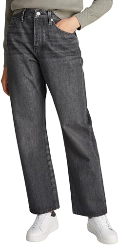 Tommy Hilfiger Damen Jeans Hose Loose Straight Nea Weites Bein, Grau (Nea), 30W/24L von Tommy Hilfiger