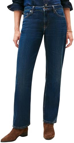 Tommy Hilfiger Damen Jeans Hose Milo Classic Straight Fit, Blau (Milo), 28W/33L von Tommy Hilfiger