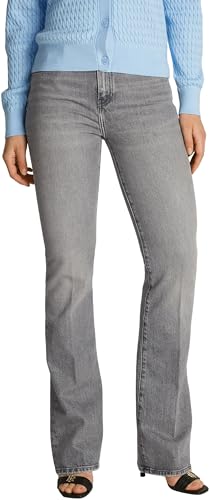 Tommy Hilfiger Damen Jeans Hose Noe Bootcut Fit, Grau (Noe), 32W/27L von Tommy Hilfiger