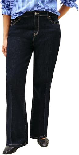 Tommy Hilfiger Damen Jeans Hose Rinse Bootcut Fit, Schwarz (Rinse), 48 von Tommy Hilfiger