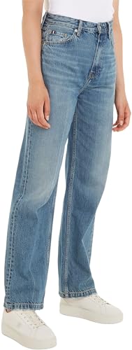 Tommy Hilfiger Damen Jeans Relaxed Straight High Waist, Blau (Will), 34W/30L von Tommy Hilfiger