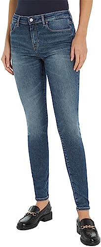 Tommy Hilfiger Damen Jeans Skinny Fit, Blau (Sau), 24W / 28L von Tommy Hilfiger