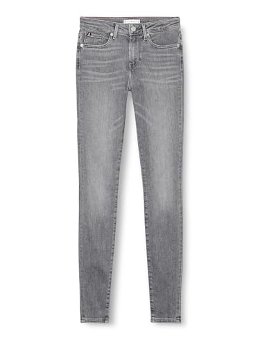 Tommy Hilfiger Damen Jeans Skinny Fit, Grau (Gya), 26W/28L von Tommy Hilfiger