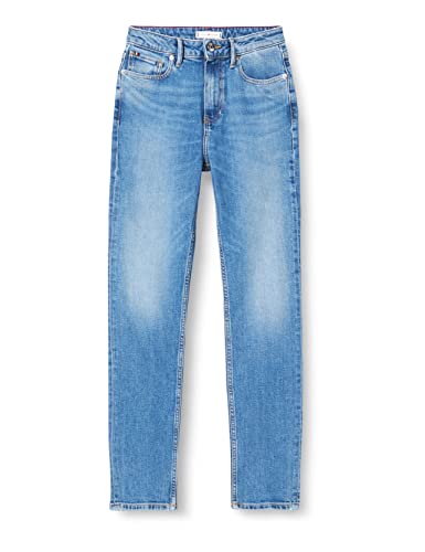 Tommy Hilfiger Damen Jeans Slim Cigarette High Waist, Blau (Lyra), 34W / 28L von Tommy Hilfiger