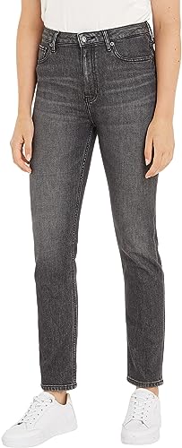 Tommy Hilfiger Damen Jeans Slim Cigarette Stretch, Grau (Romy), 28W / 30L von Tommy Hilfiger