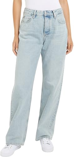 Tommy Hilfiger Damen Jeans Straight Fit, Blau (Eli), 33W/28L von Tommy Hilfiger