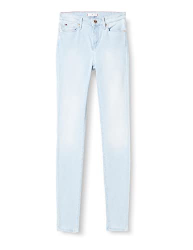 Tommy Hilfiger Damen Jeans TH Flex Como Skinny Stretch, Blau (Lily), 30W / 32L von Tommy Hilfiger