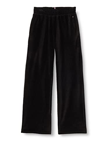 Tommy Hilfiger Damen Jogginghose Baggy, Schwarz (Black), L von Tommy Hilfiger