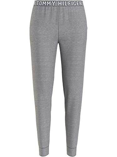 Tommy Hilfiger Damen Jogginghose Hose Track Pant L Grau UW0UW03214P4A von Tommy Hilfiger