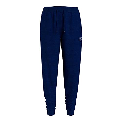 Tommy Hilfiger Damen Jogginghose Sweatpants Lang, Blau (Desert Sky), XL von Tommy Hilfiger