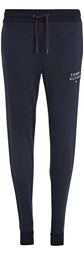 Tommy Hilfiger Damen Jogginghose Sweatpants Lang, Blau (Desert Sky), XL von Tommy Hilfiger