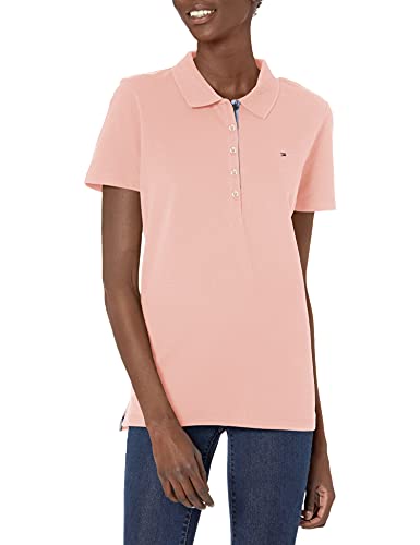 Tommy Hilfiger Damen Klassisches Poloshirt (Standard und Übergröße) S/S CORE Polo, Ballerina Pink, Klein von Tommy Hilfiger