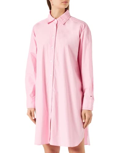 Tommy Hilfiger Damen Kleid Sommerkleid, Rosa (Classic Pink), 38 von Tommy Hilfiger