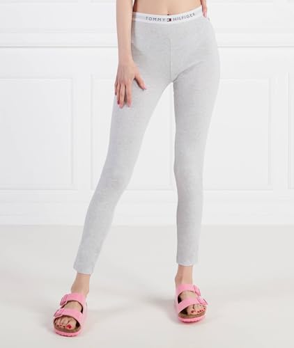 Tommy Hilfiger Damen UW0UW04479 Leggings, Grau (Ice Grey Heather), M Tommy Hilfiger Damen UW0UW04479 Leggings, Grau (Ice Grey Heather), M von Tommy Hilfiger