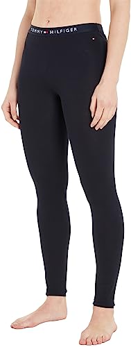 Tommy Hilfiger Damen Leggings Sport, Blau (Desert Sky), M von Tommy Hilfiger