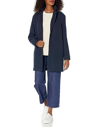 Tommy Hilfiger Damen Lightweight Everyday Soft Coat Wollmäntel, Marineblau, XS Tommy Hilfiger Damen Lightweight Everyday Soft Coat Wollmäntel, Marineblau, XS von Tommy Hilfiger