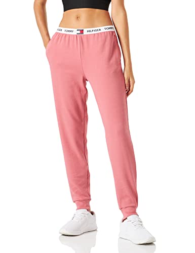 Tommy Hilfiger Damen Pant LWK UW0UW02274 Hosen, Rosa (English Pink), L von Tommy Hilfiger