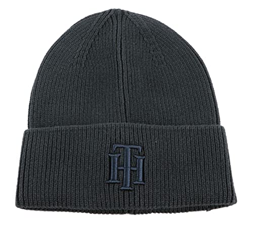 Tommy Hilfiger Damen MODERN Surplus Light Rib Beanie AW0AW12163 Gestrickte Mütze, Blau (Acc Desert Sky), OS von Tommy Hilfiger