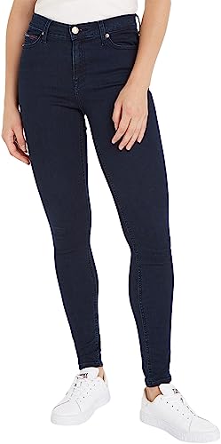 Tommy Jeans Damen Jeans Nora Mr Skny Skinny Fit, Blau (Avenue Dark Blue Stretch), 26W / 32L von Tommy Hilfiger