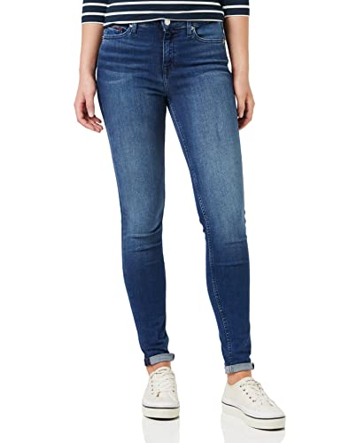 Tommy Jeans Damen Nora Mr Skny Nnmbs Jeans, New Niceville Mid Blue Stretch, W30 / L32 von Tommy Jeans