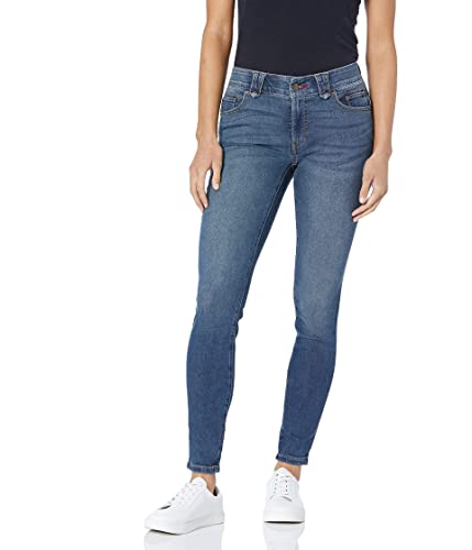 Tommy Hilfiger Damen Pant Waverly Denim, Dunkler Leuchtturm, 50 von Tommy Hilfiger