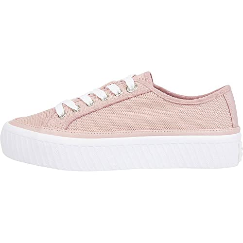 Tommy Hilfiger Damen Vulcanized Sneaker Schuhe, Rosa (Soothing Pink), 40 EU von Tommy Hilfiger