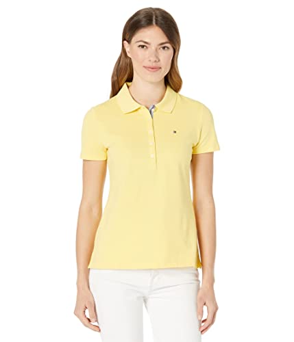 Tommy Hilfiger Damen Polo-T-Shirt, Vivid Snapdragon, Klein Tommy Hilfiger Damen Polo-T-Shirt, Vivid Snapdragon, Klein von Tommy Hilfiger