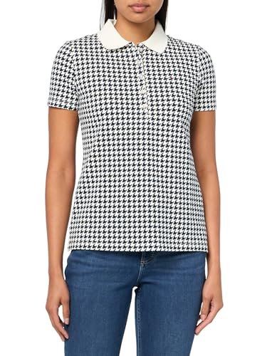 Tommy Hilfiger Damen-Poloshirt, Elfenbein/Sky Capt, Groß Tommy Hilfiger Damen-Poloshirt, Elfenbein/Sky Capt, Groß von Tommy Hilfiger