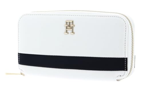 Tommy Hilfiger Damen Poppy Large ZA AW0AW14778 Geldbörsen, Blau (Breton Stripes) von Tommy Hilfiger