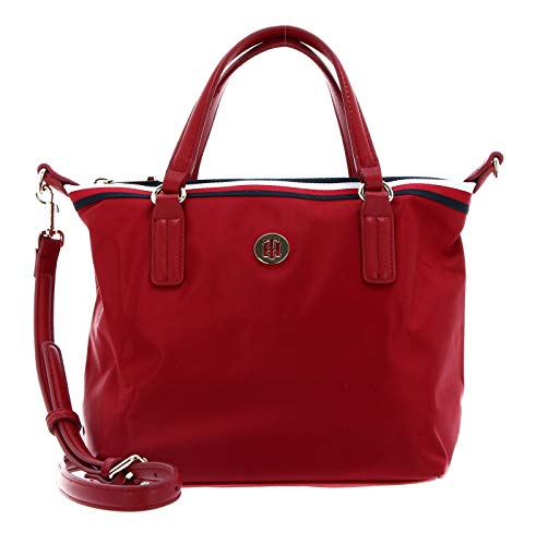 Tommy Hilfiger Damen Poppy Small Tote Taschen, Corp Arizona Red von Tommy Hilfiger