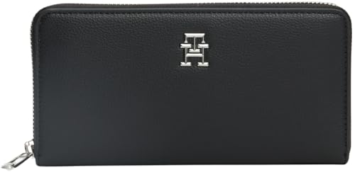Tommy Hilfiger Damen Portemonnaie Essential Large mit Münzfach, Schwarz (Black), Onesize von Tommy Hilfiger