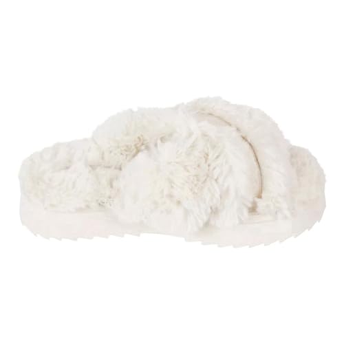 Tommy Hilfiger Damen Premium Strap Home Slipper FW0FW07330 Hausschuhe, Weiß (Ancient White), 36.5 EU von Tommy Hilfiger