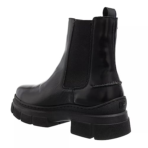 Tommy Hilfiger Damen Preppy Outdoor Low Boot Niedriger Stiefel, Schwarz, 39 EU von Tommy Hilfiger