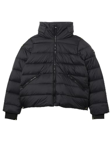 Tommy Hilfiger Damen Pufferjacke Down Funnel Jacket Kurz, Schwarz (Black), XXS von Tommy Hilfiger