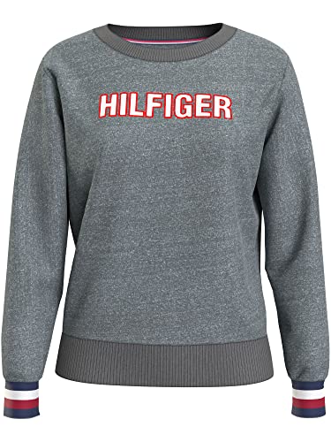 Tommy Hilfiger Damen Pullover Sweater CN Track Top S UW0UW02981 Grau von Tommy Hilfiger