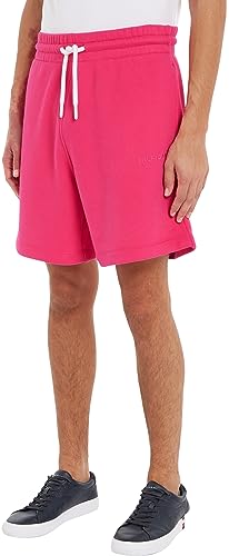 Tommy Hilfiger Damen Sweatshorts Kurz, Rosa (Bright Cerise Pink), S von Tommy Hilfiger