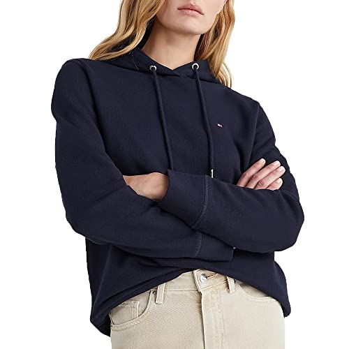 Tommy Hilfiger Damen Kapuzenpullover Regular Hoodie, Blau (Desert Sky), XXS von Tommy Hilfiger