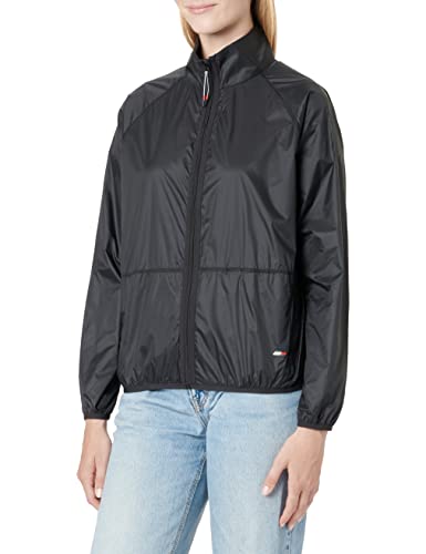 Tommy Hilfiger Damen Relaxed Reversible S10S101372 Windbreaker, Schwarz (Black), M von Tommy Hilfiger