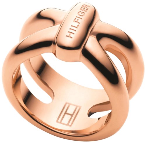 Tommy Hilfiger Damen-Ring Edelstahl pink Gr.52 (16.6) 2700327B von Tommy Hilfiger
