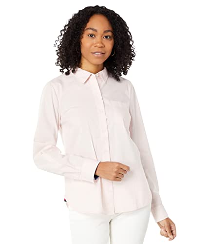 Tommy Hilfiger Damen J7rm0534 Hemd mit Button-Down-Kragen, Ballerina Pink, X-Groß von Tommy Hilfiger