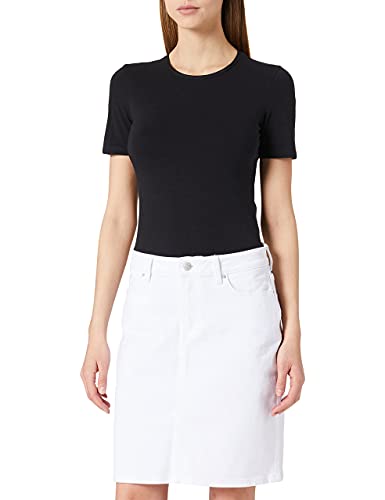 Tommy Hilfiger Damen Rome HW CLR Short Skirt Rock, White, 32 von Tommy Hilfiger