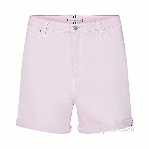 Tommy Hilfiger Damen Rome Hw Short Hana Straight Jeans, Frosted Pink, 29W / 30L von Tommy Hilfiger