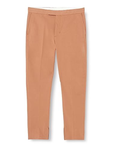 Tommy Hilfiger Damen Slim Cotton Gabardine Pant WW0WW39719 Gewebte Hosen, Braun (Natural Cognac), 32W von Tommy Hilfiger